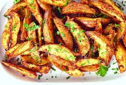 Pomme de terre frite à l'ail